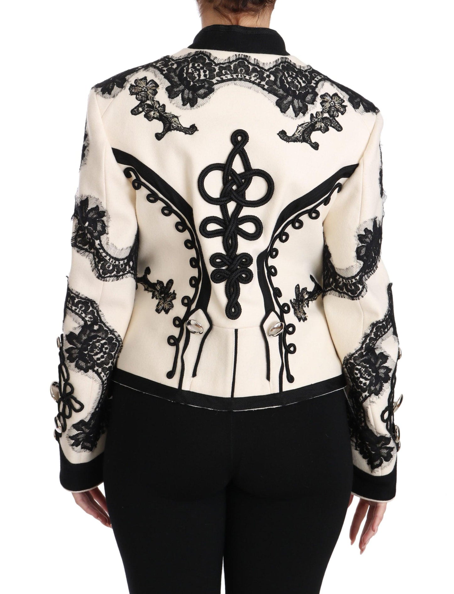 Dolce & Gabbana Off-White Baroque Jacket - Arichezz.store