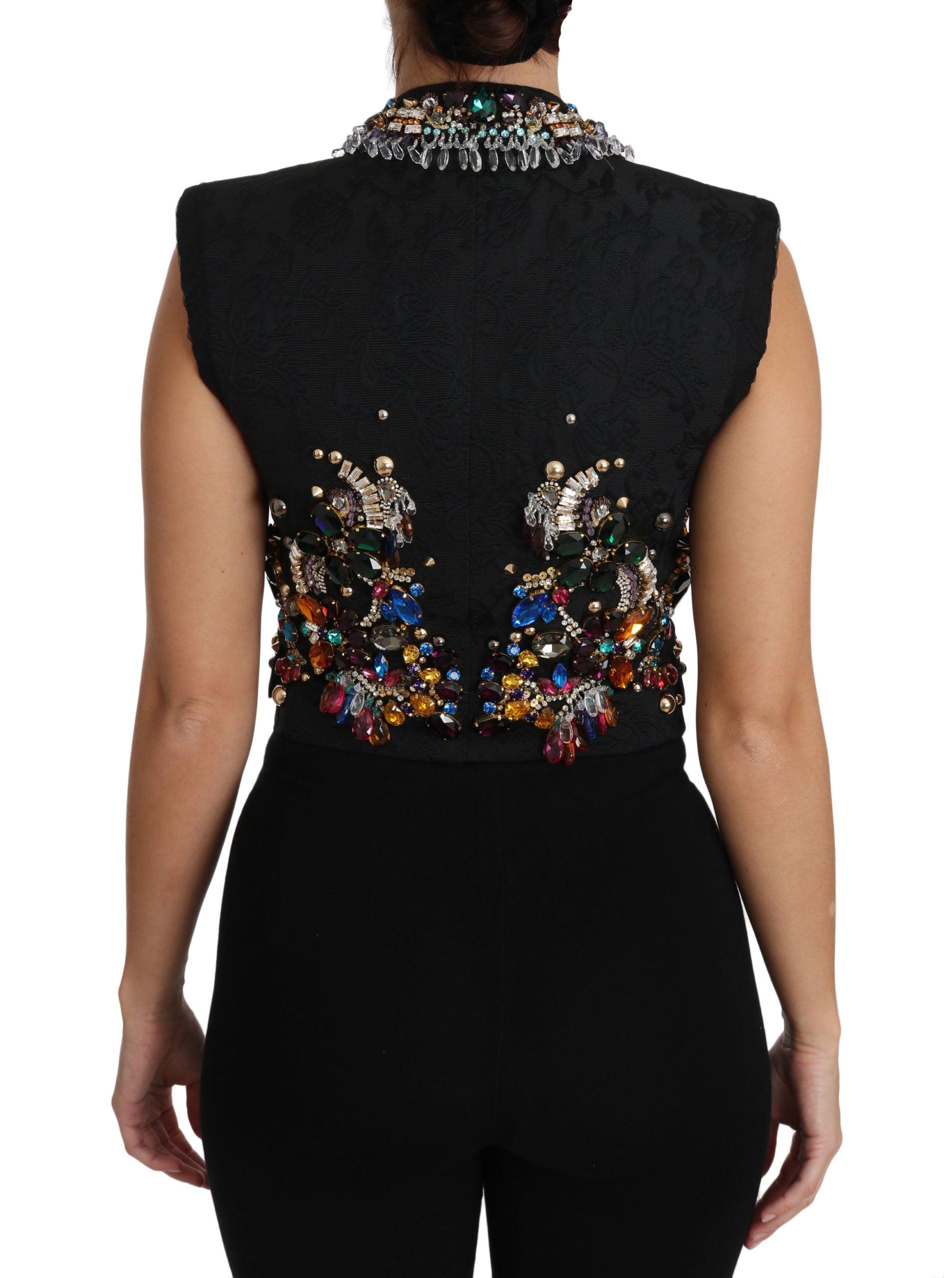 Dolce & Gabbana Enchanted Sicily Crystal Vest - Arichezz.store