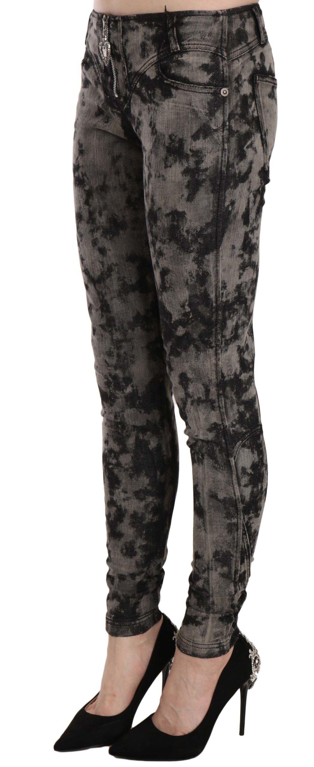 Just Cavalli Elegant Low Waist Skinny Denim Pants - Arichezz.store