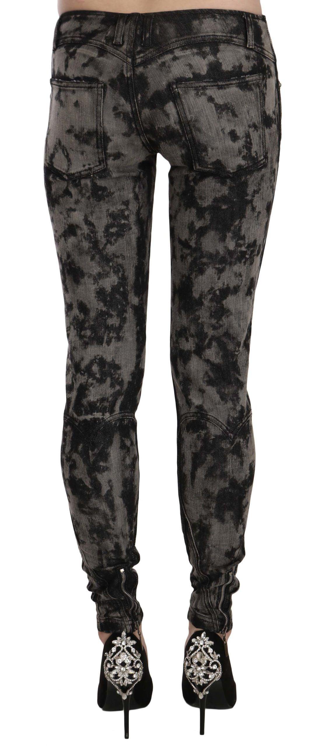 Just Cavalli Elegant Low Waist Skinny Denim Pants - Arichezz.store