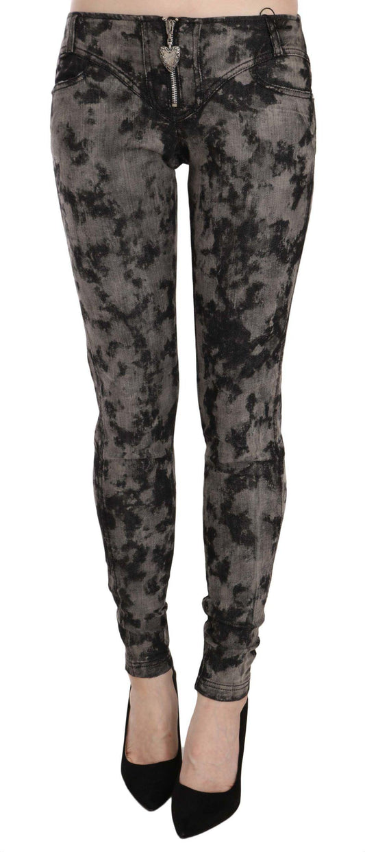 Just Cavalli Elegant Low Waist Skinny Denim Pants - Arichezz.store