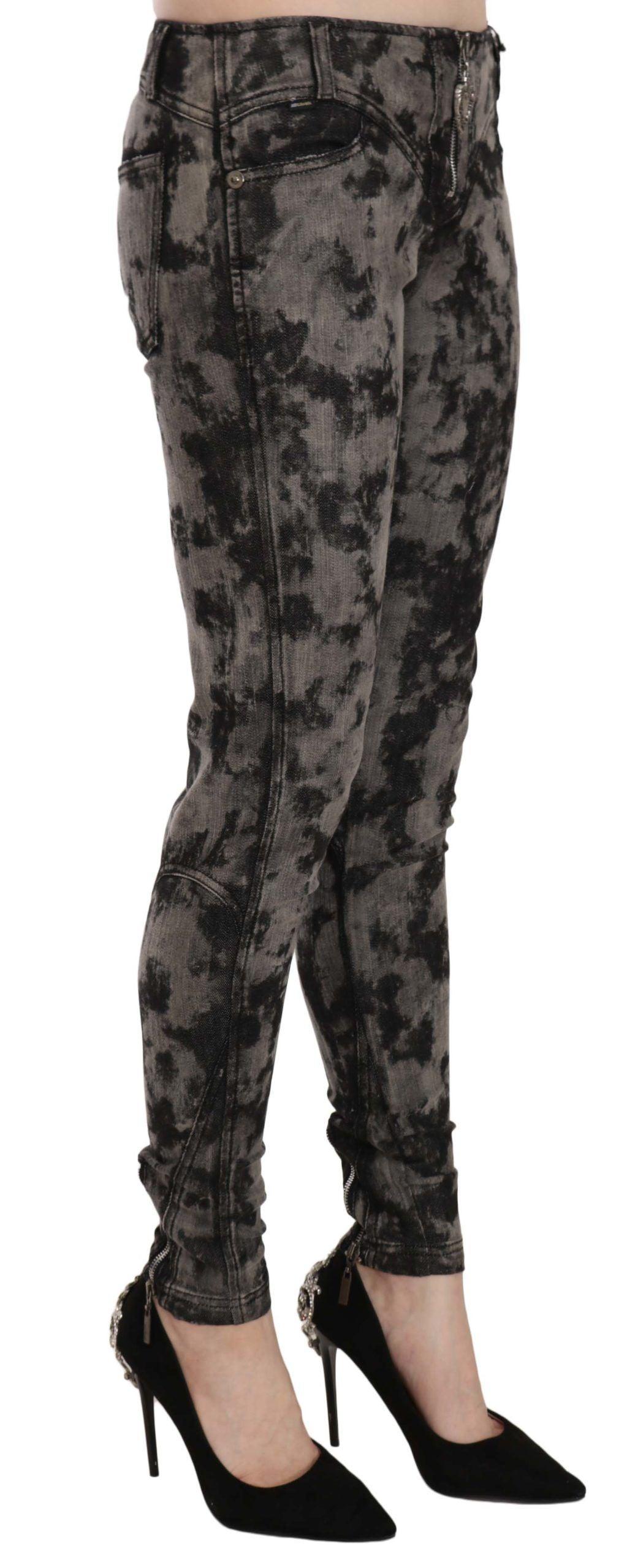 Just Cavalli Elegant Low Waist Skinny Denim Pants - Arichezz.store