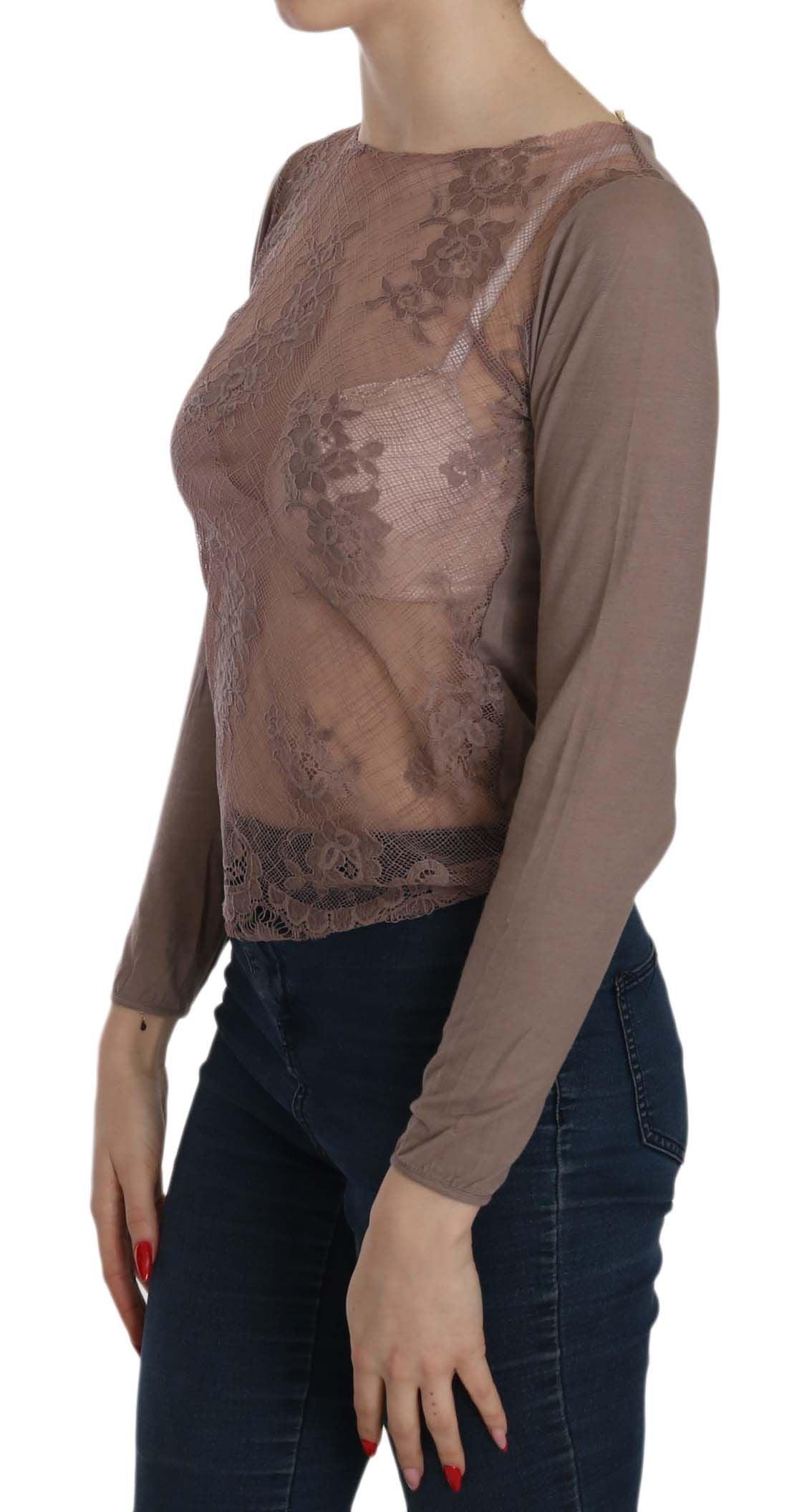 PINK MEMORIES Boat Neck Cotton Lace Blouse - Arichezz.store