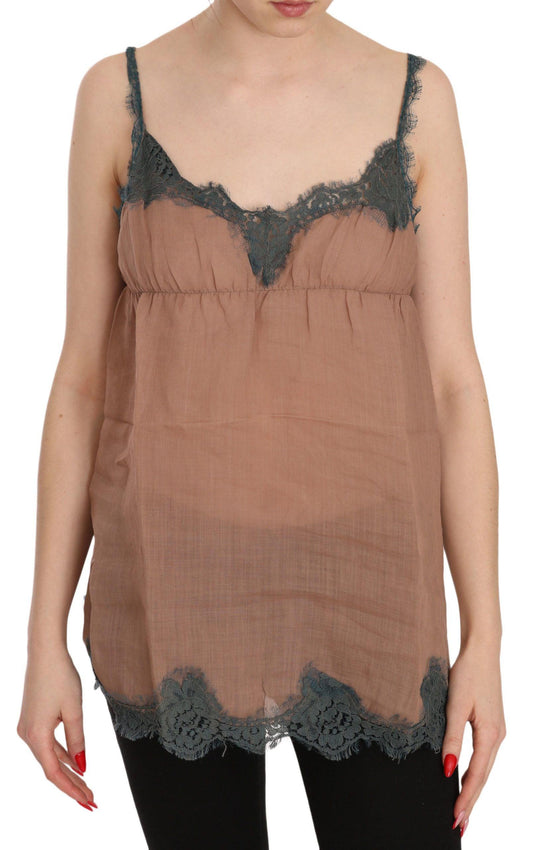 PINK MEMORIES Elegant Spaghetti Strap Lace Top - Arichezz.store