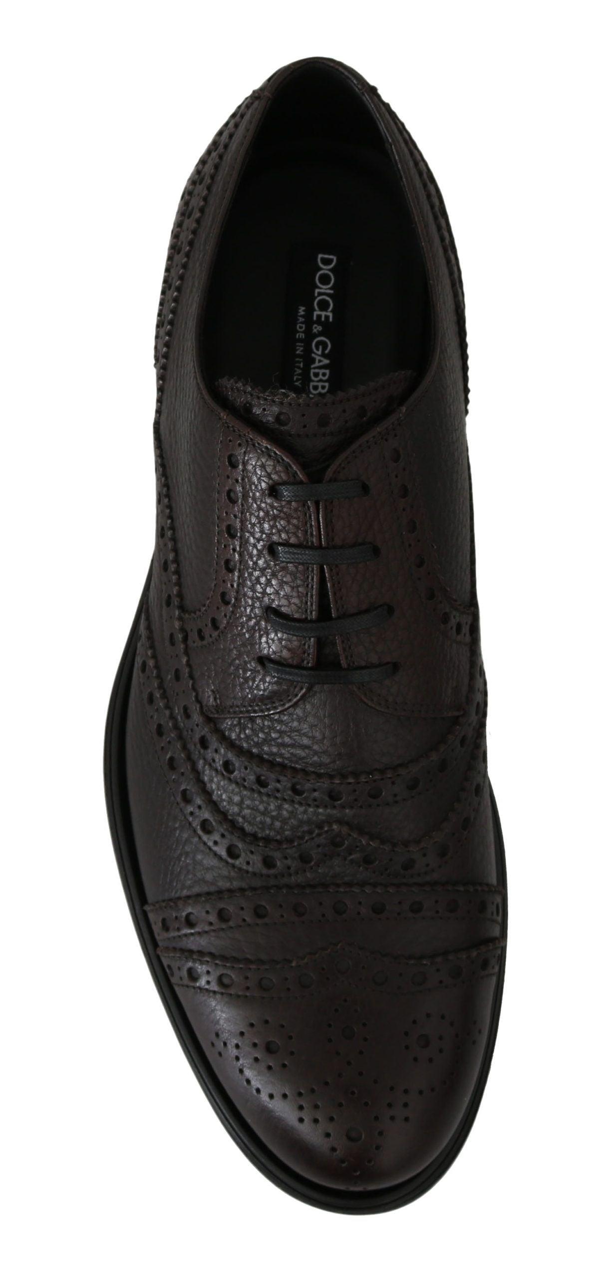 Dolce & Gabbana Elegant Mens Leather Derby Dress Shoes - Arichezz.store