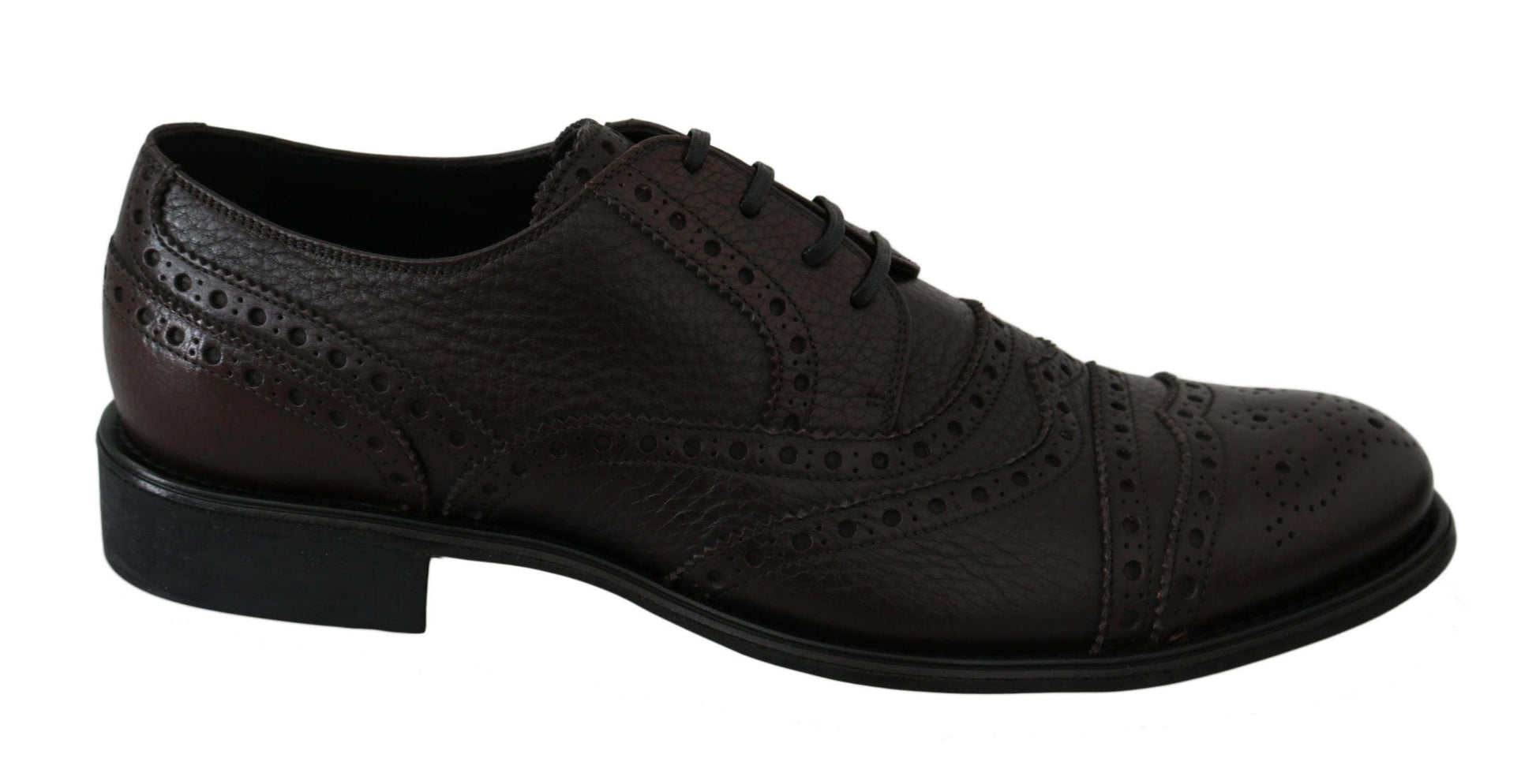 Dolce & Gabbana Elegant Mens Leather Derby Dress Shoes - Arichezz.store