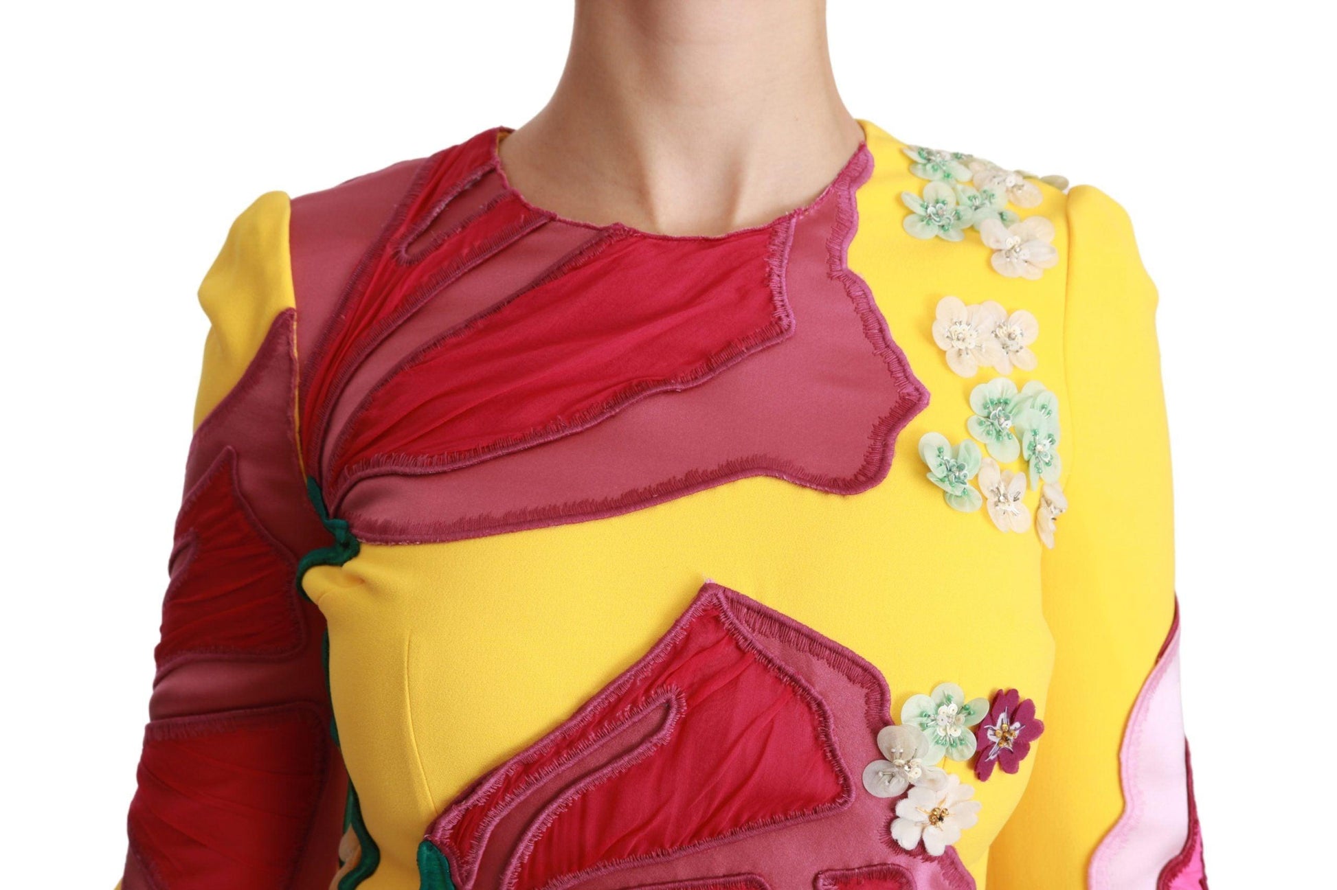 Dolce & Gabbana Sunshine Bloom Sheath Knee-Length Dress - Arichezz.store