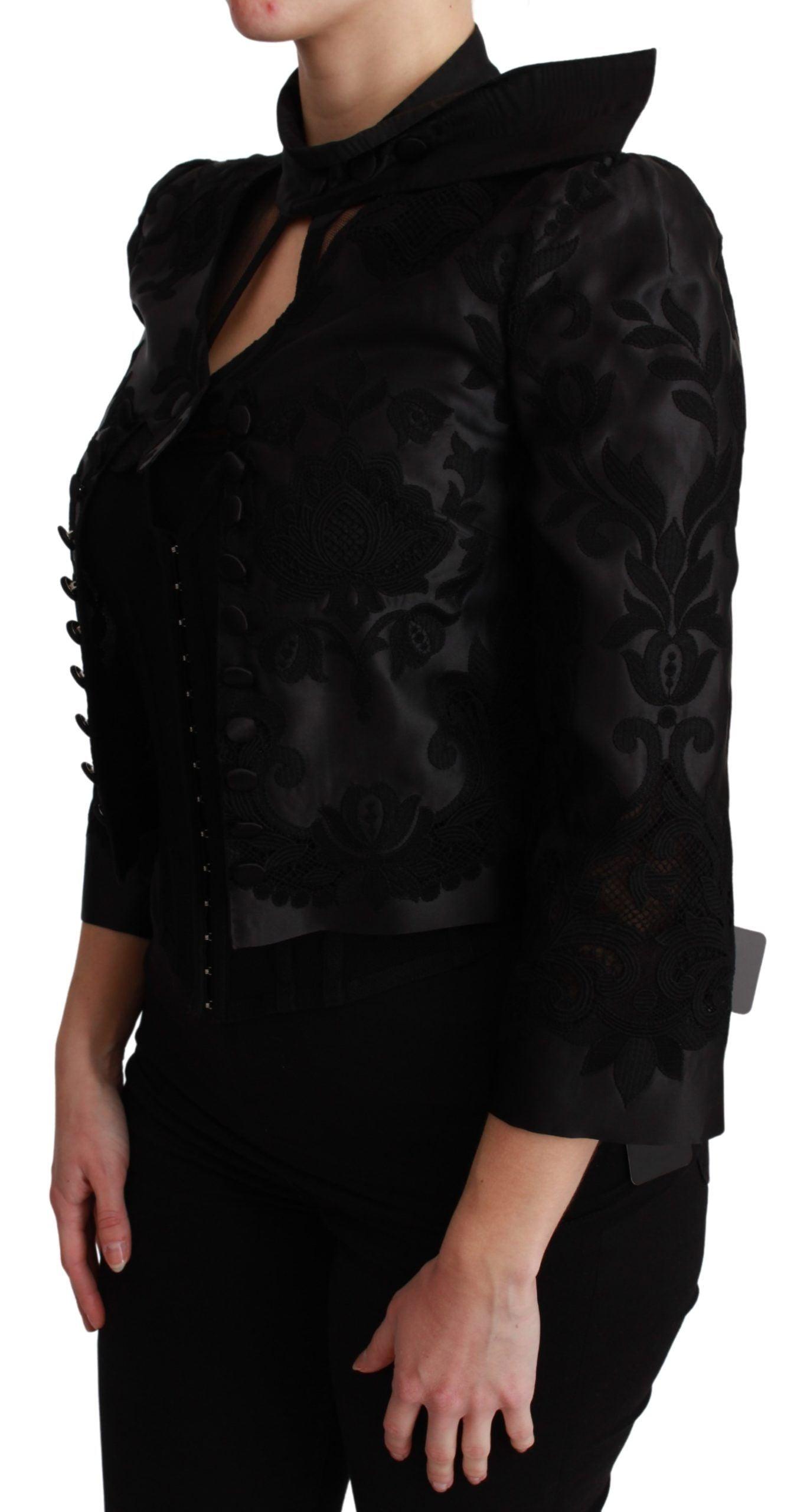 Dolce & Gabbana Floral Jacquard Corset Blazer - Arichezz.store