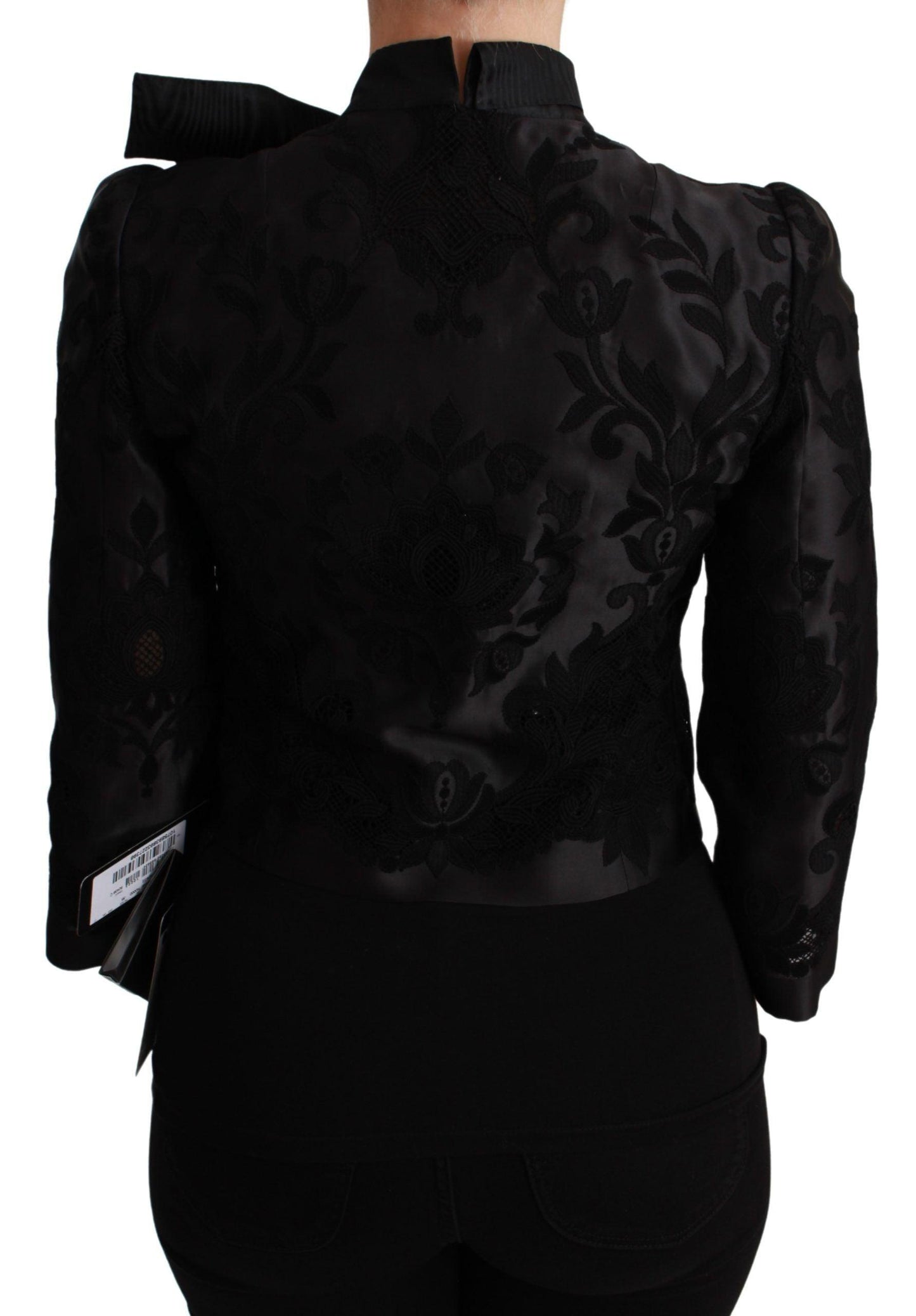 Dolce & Gabbana Floral Jacquard Corset Blazer - Arichezz.store