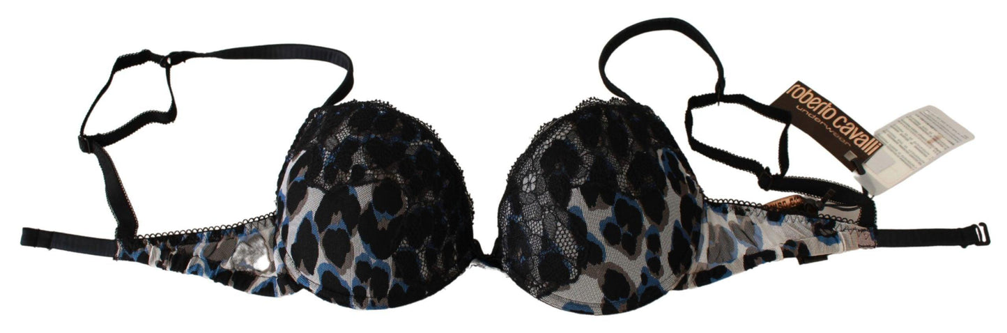 Roberto Cavalli Elegant Black Lace Reggiseno Bra - Arichezz.store