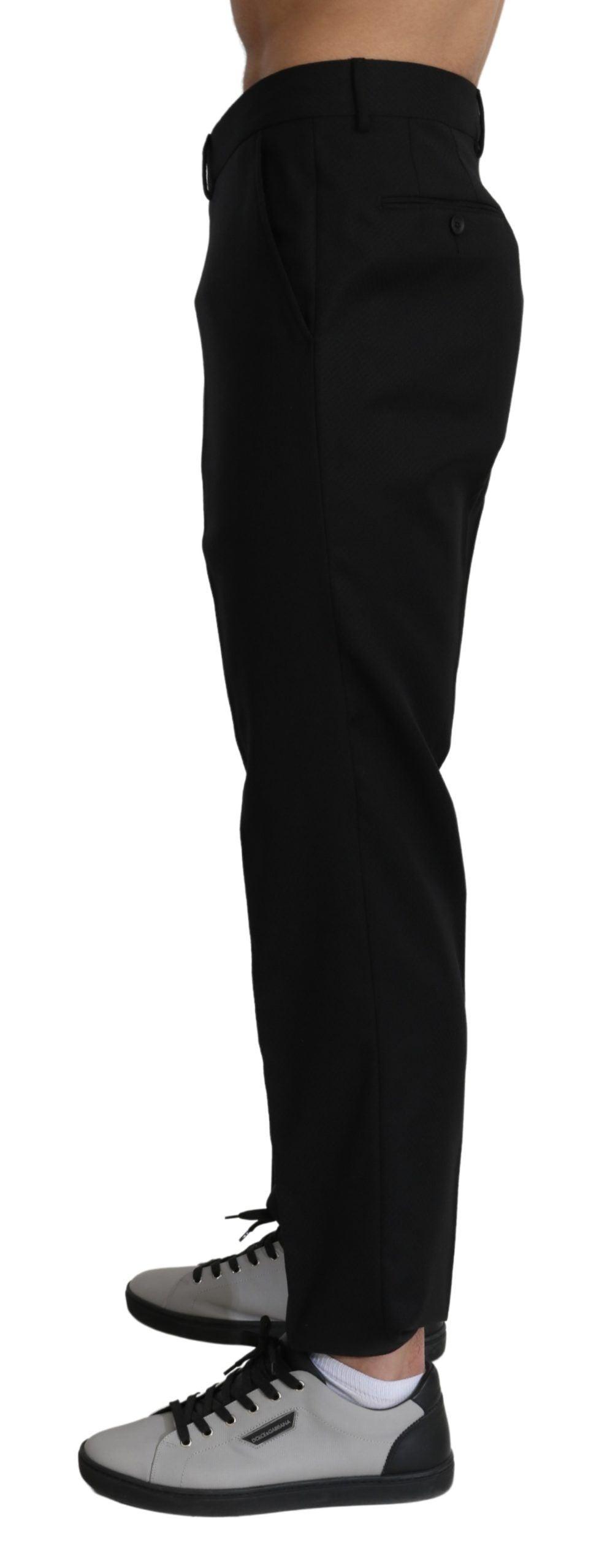 Dolce & Gabbana Elegant Slim Fit Formal Trousers - Arichezz.store