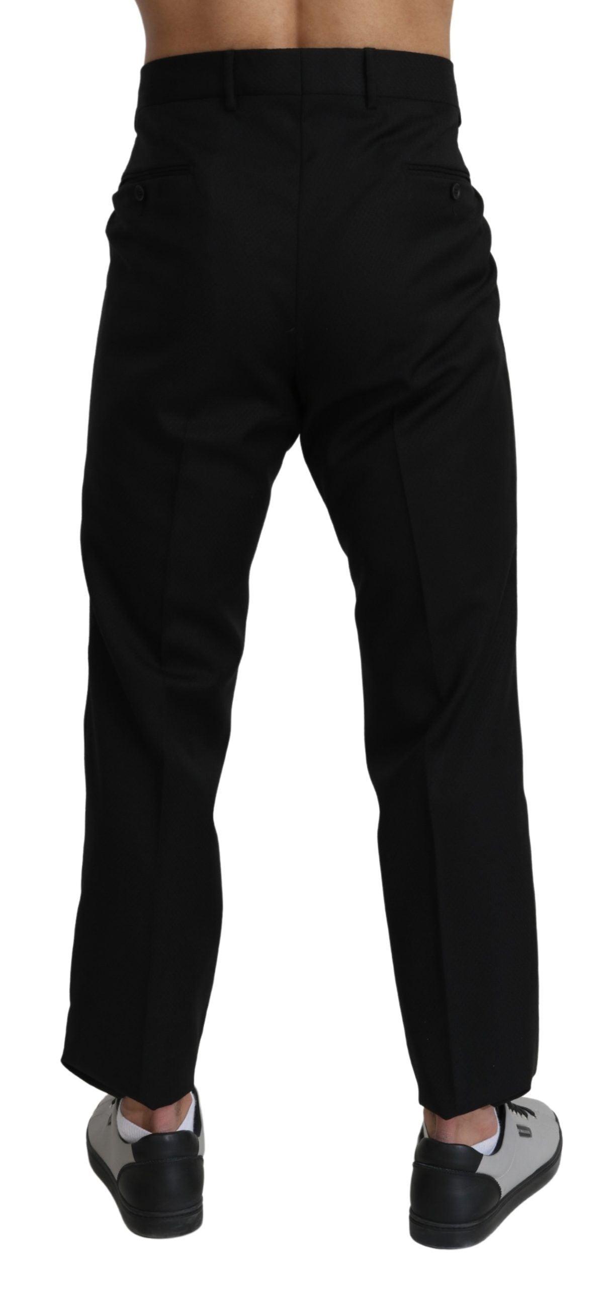 Dolce & Gabbana Elegant Slim Fit Formal Trousers - Arichezz.store