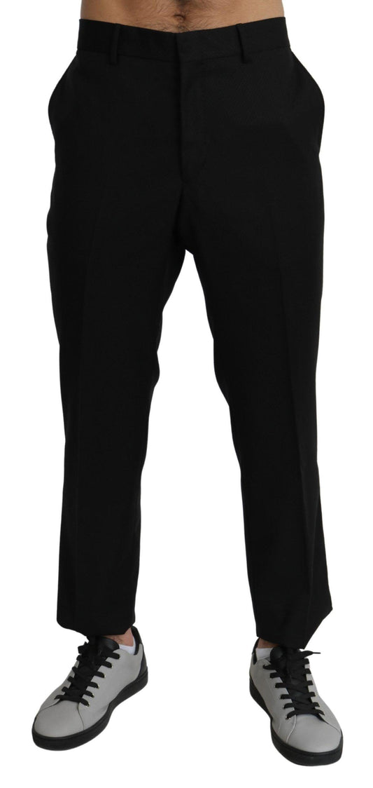 Dolce & Gabbana Elegant Slim Fit Formal Trousers - Arichezz.store