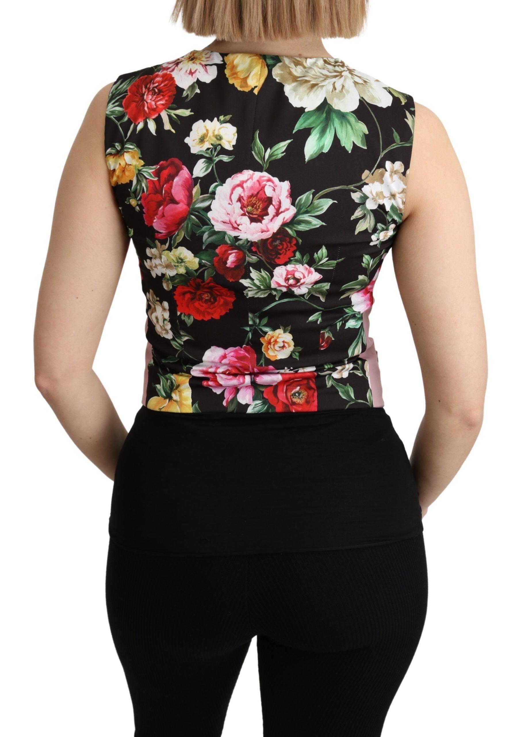 Dolce & Gabbana Chic Sleeveless U-Neck Vest in Pink - Arichezz.store