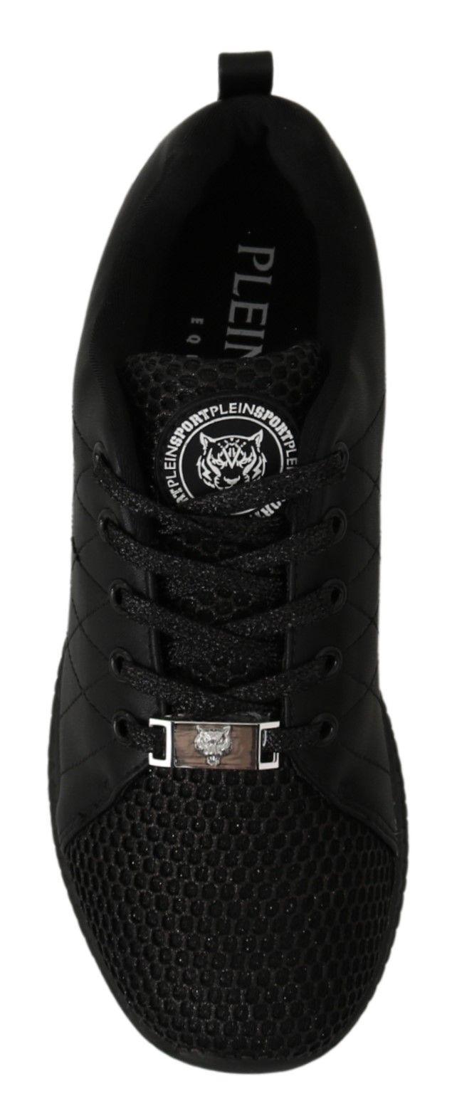 Philipp Plein Elegant Black Gisella Sneakers - Arichezz.store