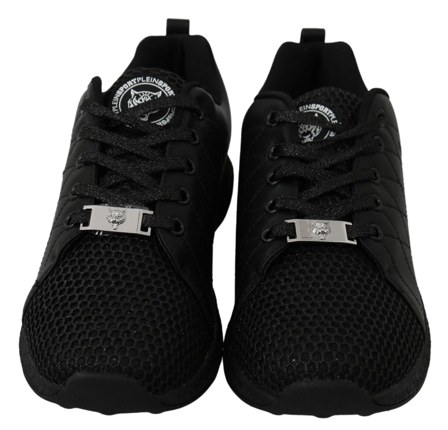 Philipp Plein Elegant Black Gisella Sneakers - Arichezz.store