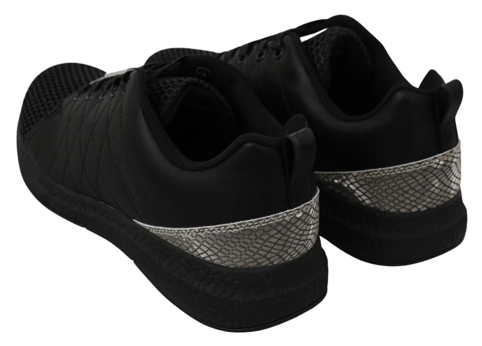 Philipp Plein Elegant Black Gisella Sneakers - Arichezz.store