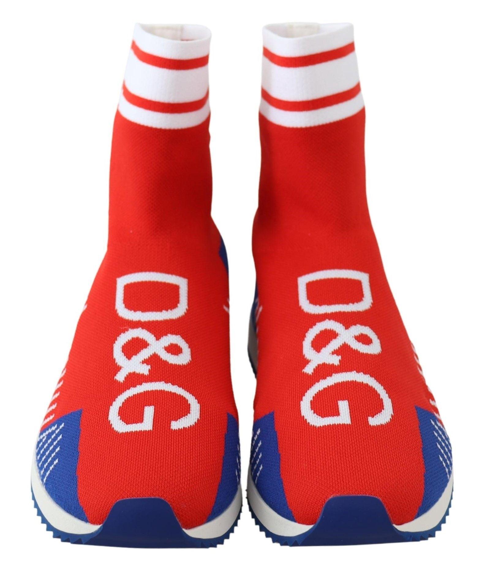 Dolce & Gabbana Chic SORRENTO Casual Socks Sneakers - Arichezz.store