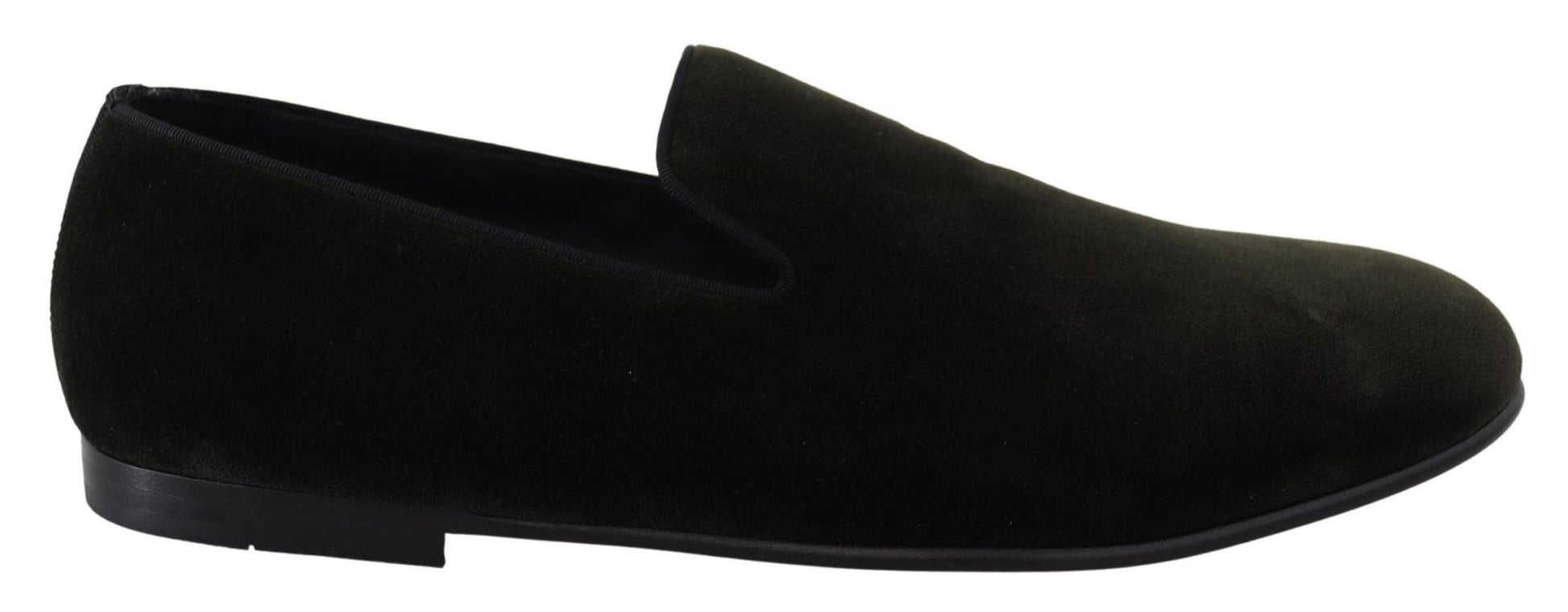 Dolce & Gabbana Elegant Green Velvet Loafers - Arichezz.store