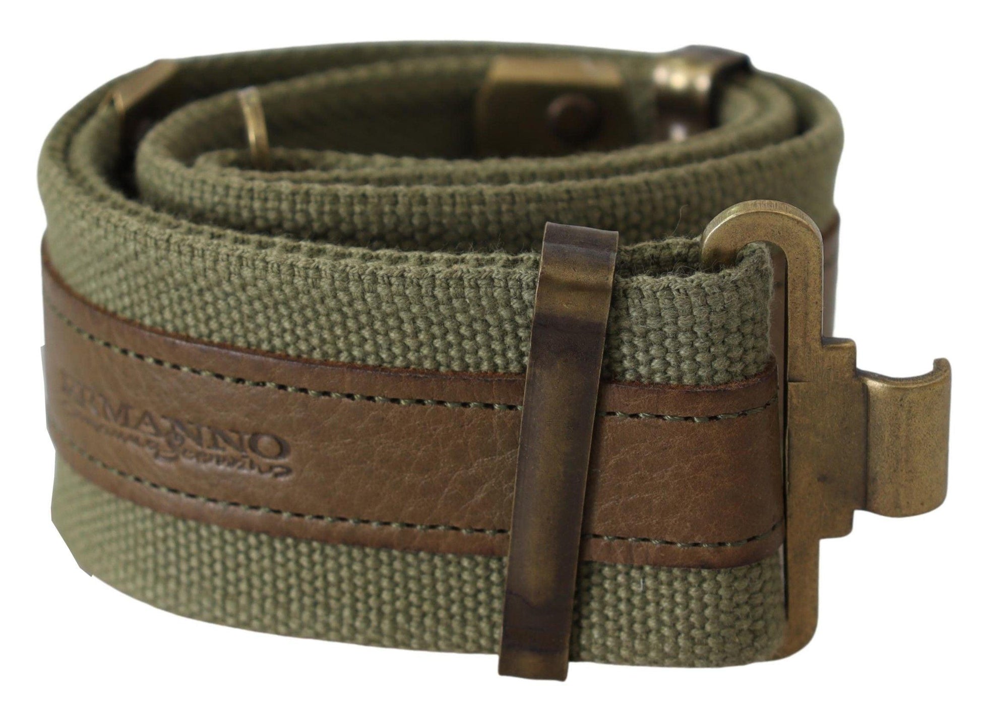 Ermanno Scervino Chic Army Green Rustic Belt - Arichezz.store