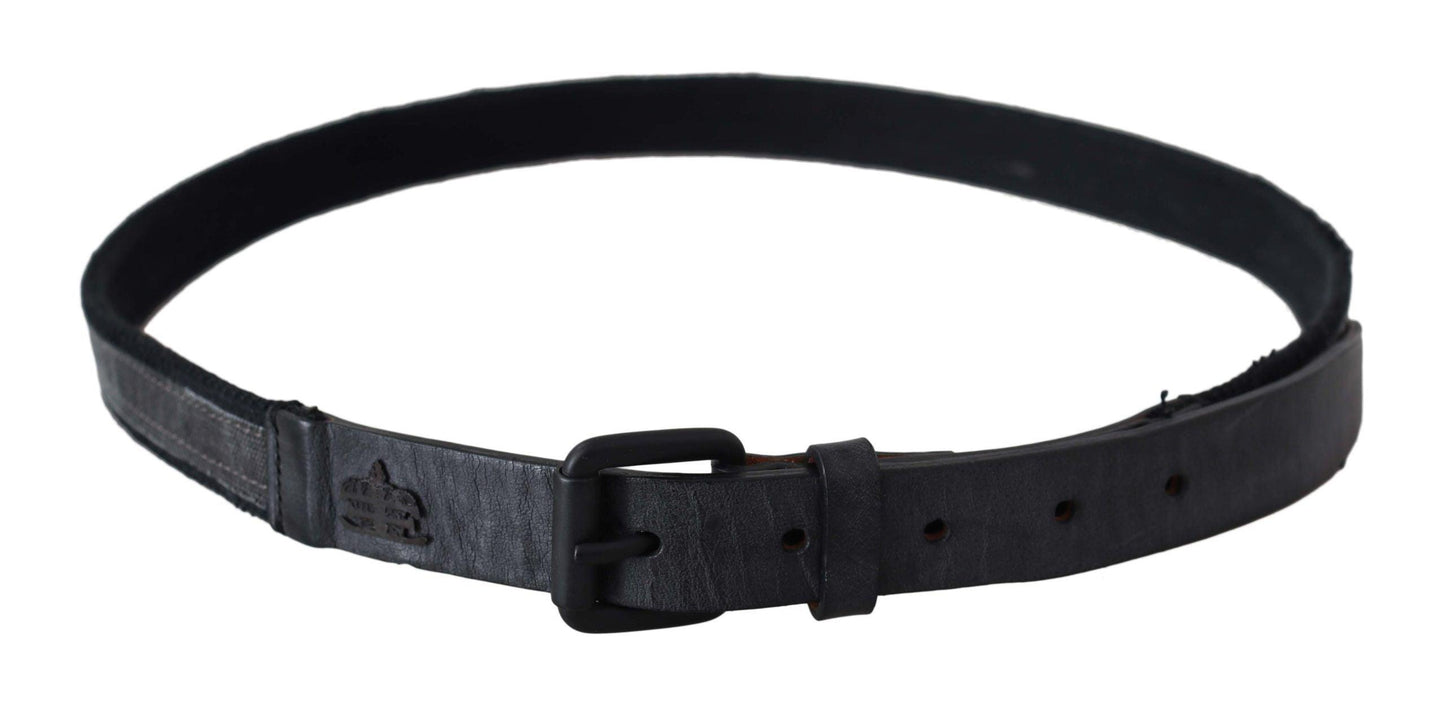 Ermanno Scervino Chic Black Leather Waist Belt - Arichezz.store