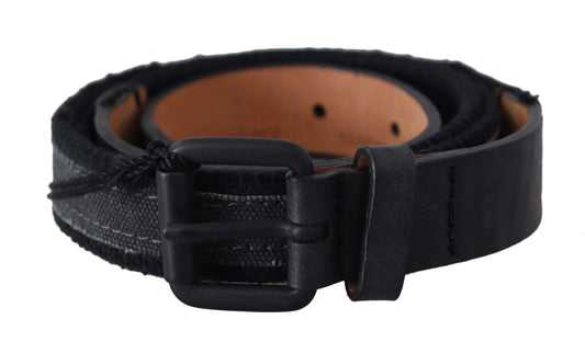 Ermanno Scervino Chic Black Leather Waist Belt - Arichezz.store