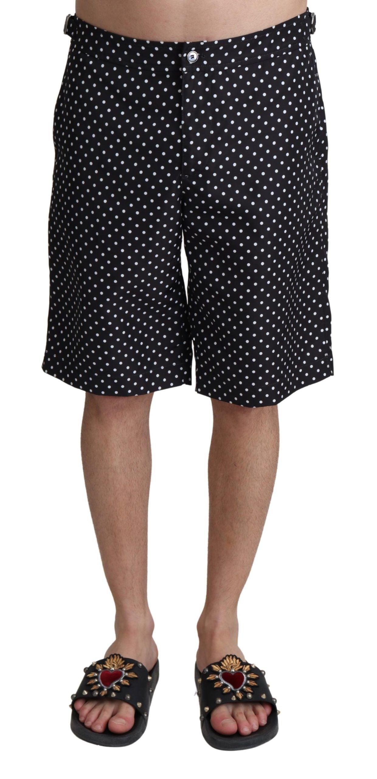 Dolce & Gabbana Polka Dot Elegance Swim Trunks Boxer - Arichezz.store