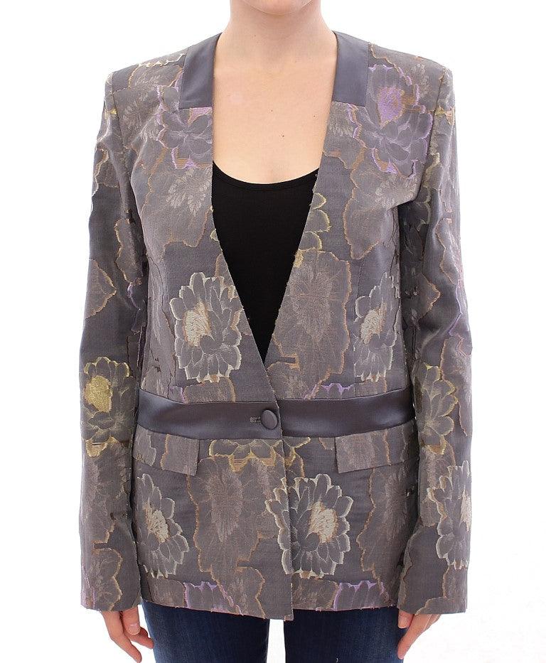 Roberto Fragata Chic Silk Floral Blazer - Arichezz.store