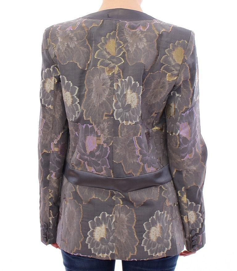 Roberto Fragata Chic Silk Floral Blazer - Arichezz.store