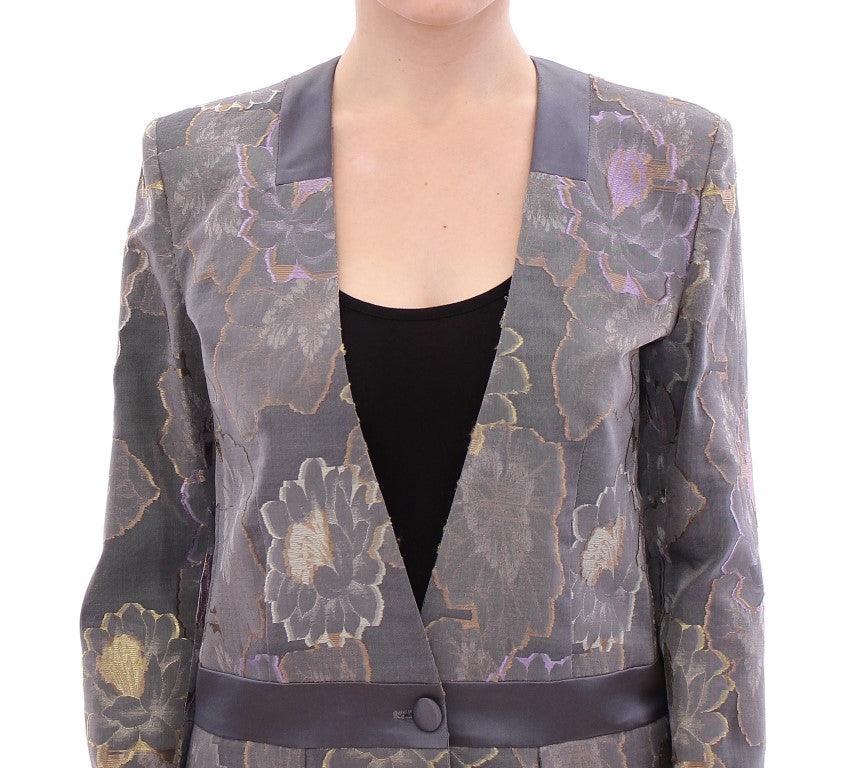 Roberto Fragata Chic Silk Floral Blazer - Arichezz.store