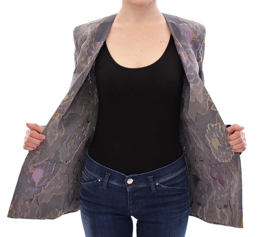 Roberto Fragata Chic Silk Floral Blazer - Arichezz.store