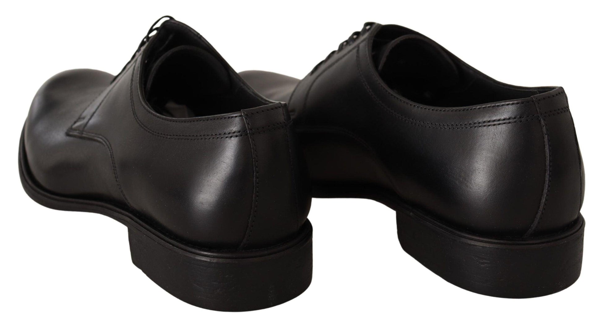 Dolce & Gabbana Elegant Black Derby Formal Shoes - Arichezz.store