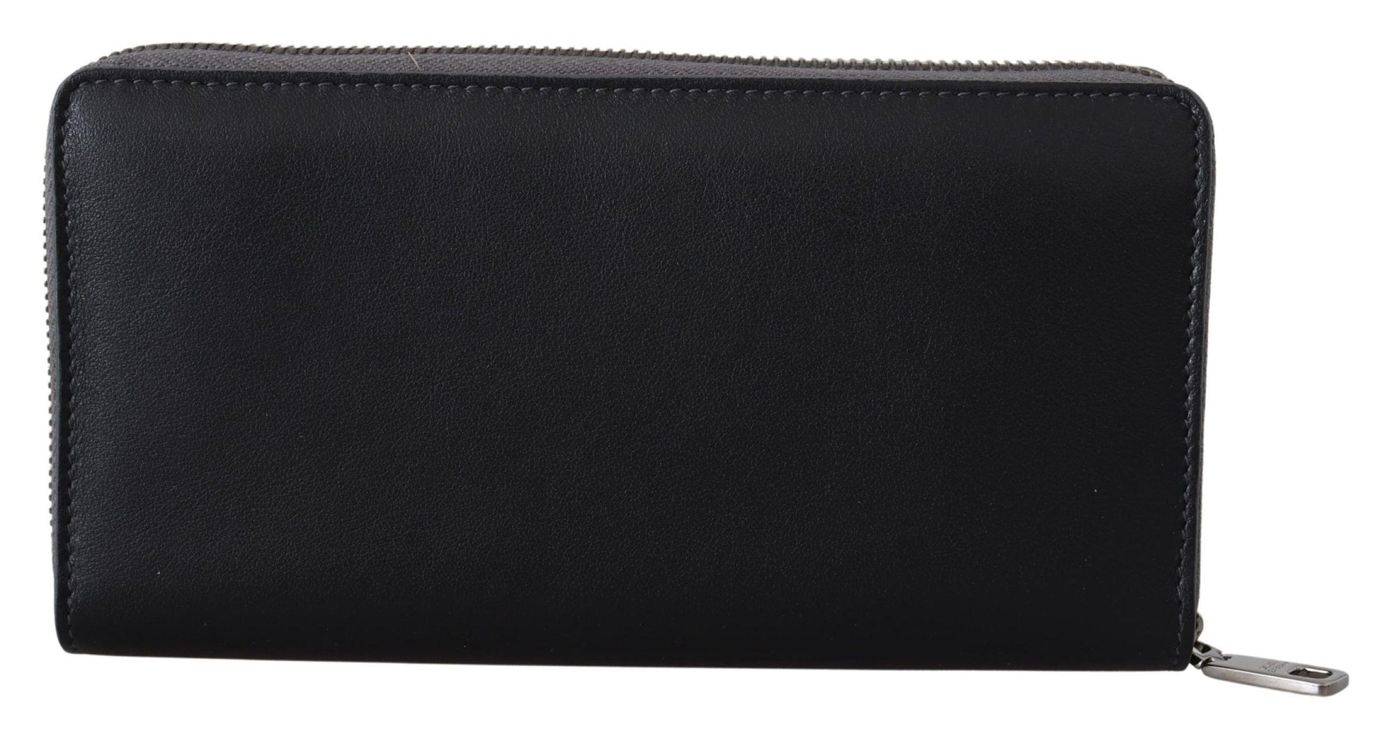 Dolce & Gabbana Elegant Textured Leather Zip-Around Wallet - Arichezz.store