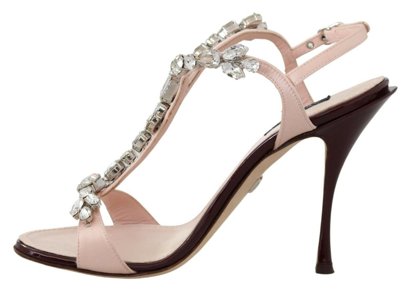 Dolce & Gabbana Crystal-Embellished Stiletto Sandals - Arichezz.store