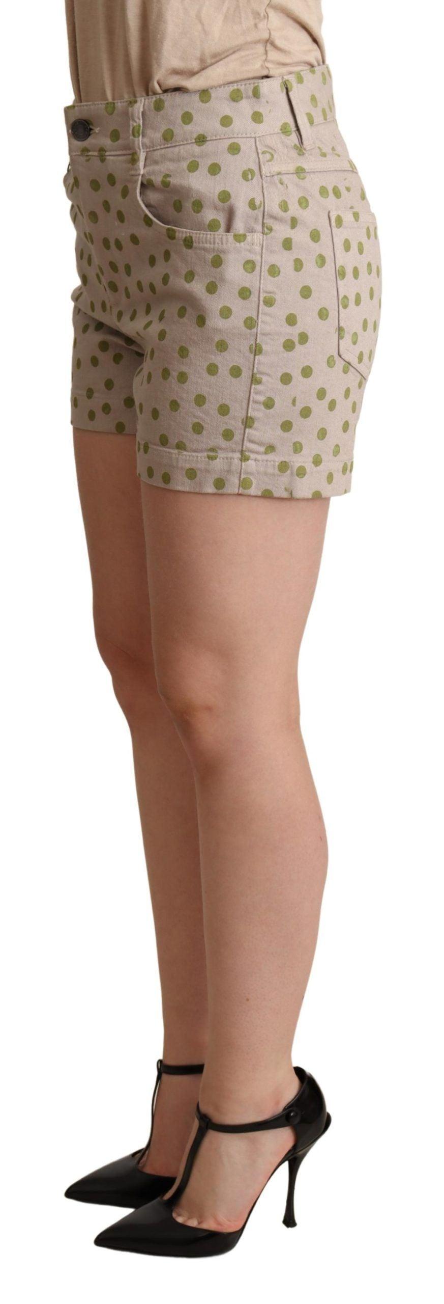 Dolce & Gabbana Chic Polka Dot Cotton Stretch Shorts - Arichezz.store