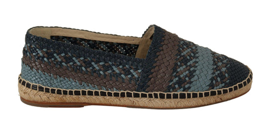 Dolce & Gabbana Elegant Woven Leather Espadrilles - Arichezz.store