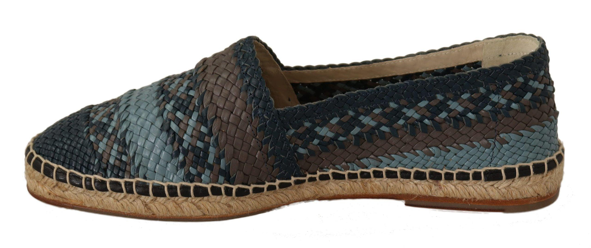 Dolce & Gabbana Elegant Woven Leather Espadrilles - Arichezz.store