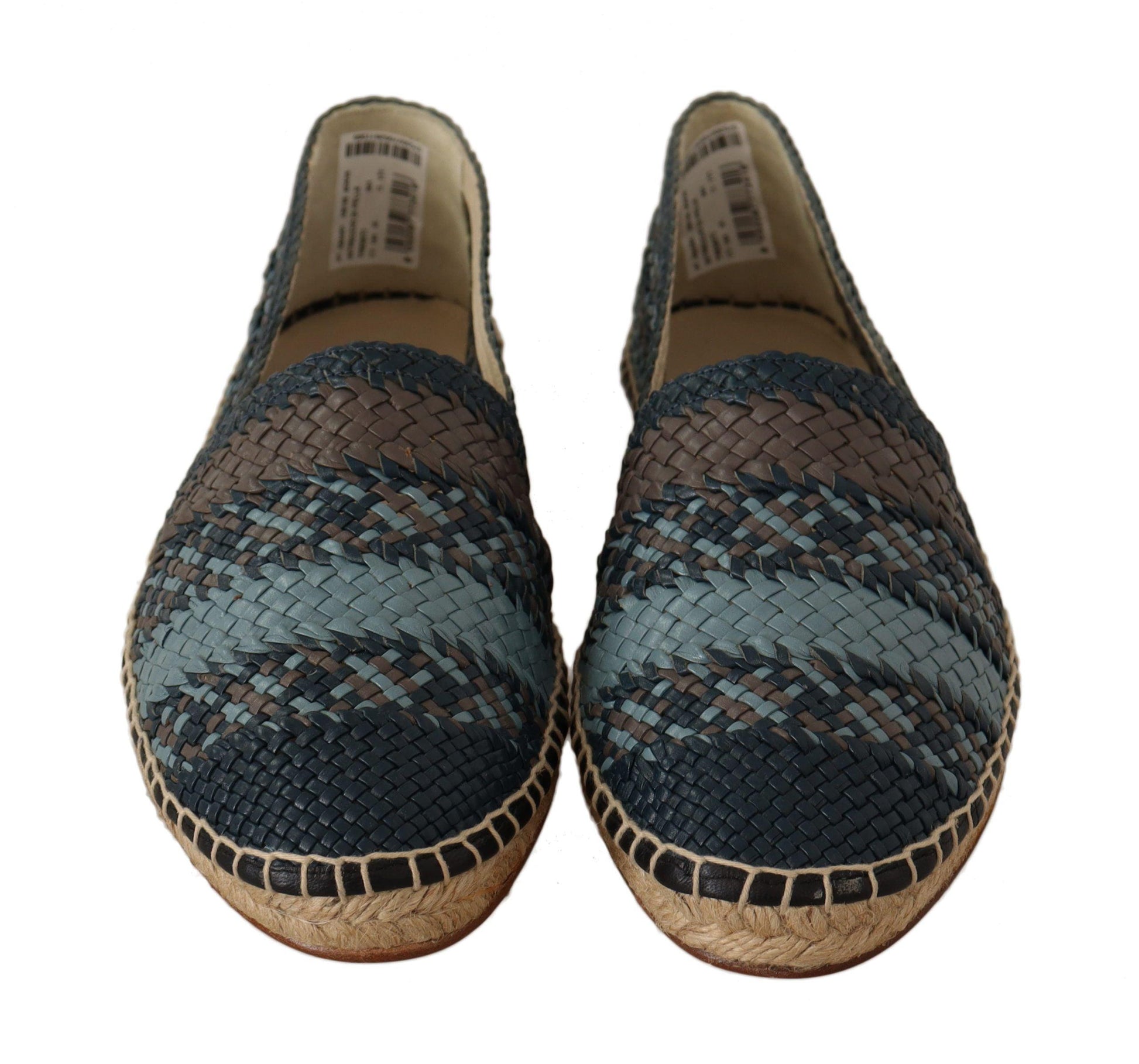 Dolce & Gabbana Elegant Woven Leather Espadrilles - Arichezz.store