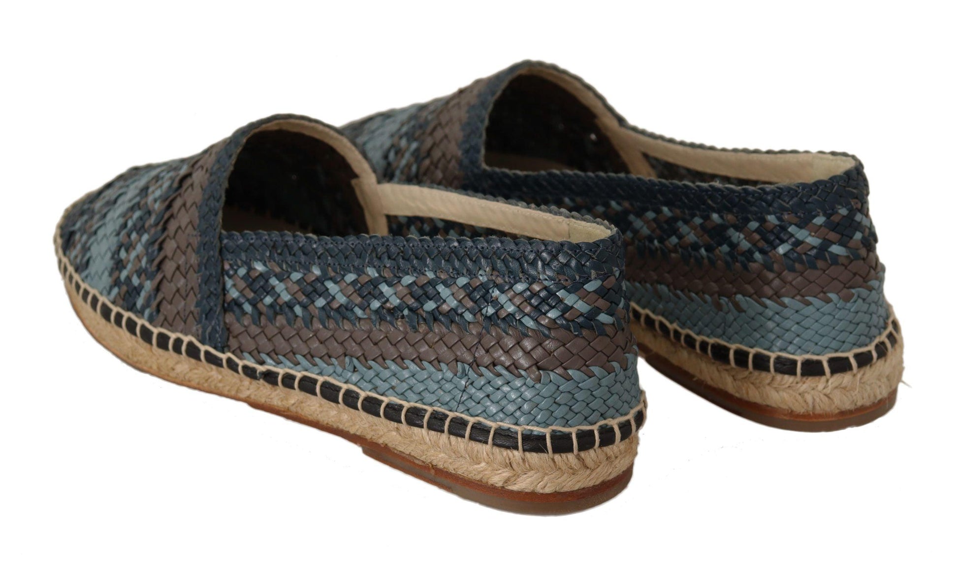 Dolce & Gabbana Elegant Woven Leather Espadrilles - Arichezz.store