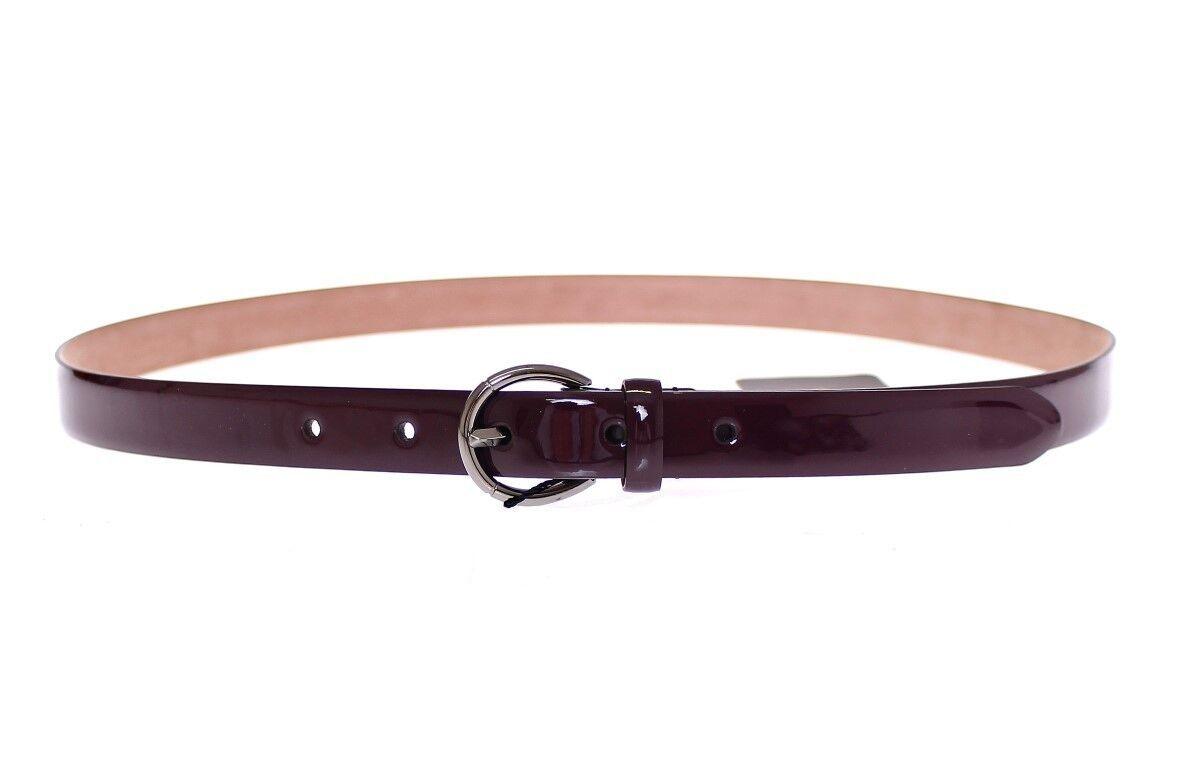 Dolce & Gabbana Elegant Purple Leather Belt - Italian Elegance - Arichezz.store