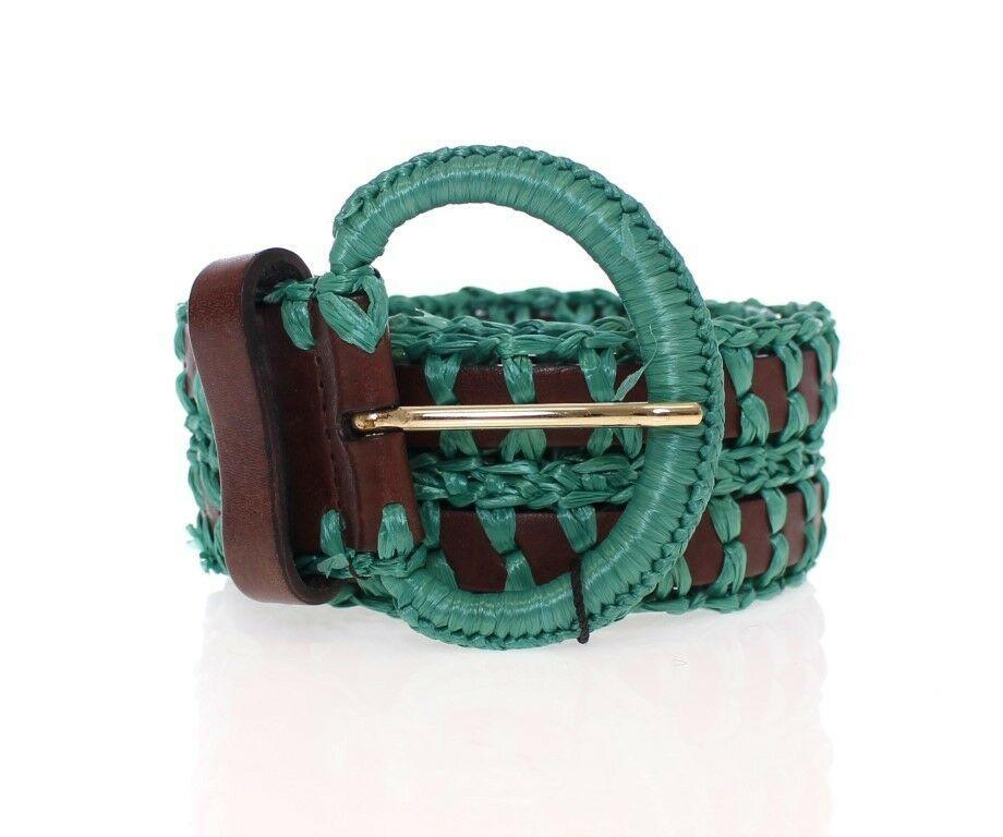 Dolce & Gabbana Enchanting Corset-Style Woven Raffia Belt - Arichezz.store