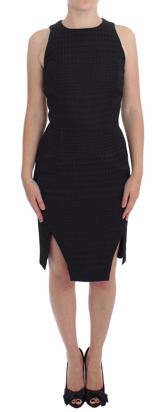 DAIZY SHELY Elegant Black Sheath Dress