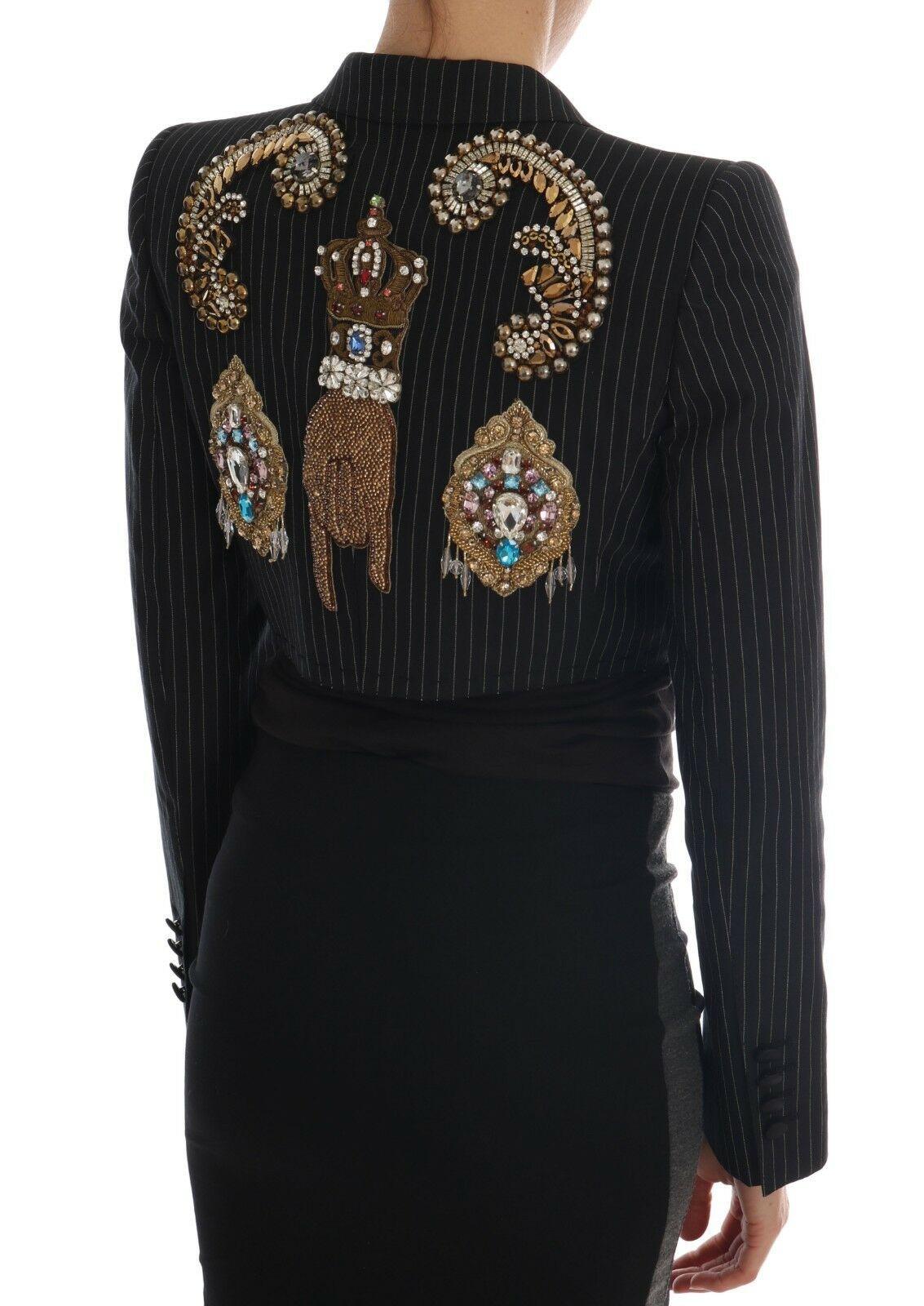 Dolce & Gabbana Enchanted Elegance Crystal Blazer - Arichezz.store