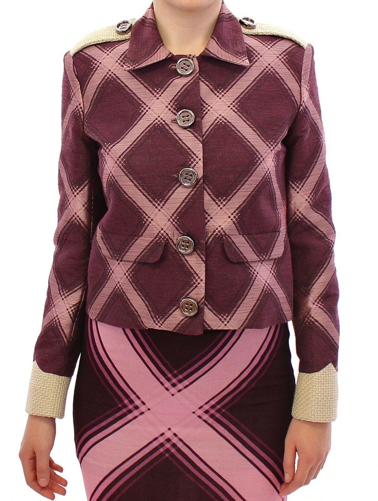 House of Holland Multicolor Check Print Jacket - Arichezz.store