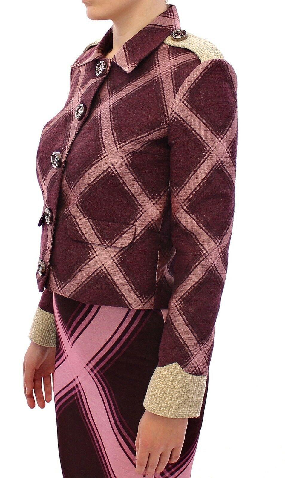 House of Holland Multicolor Check Print Jacket - Arichezz.store