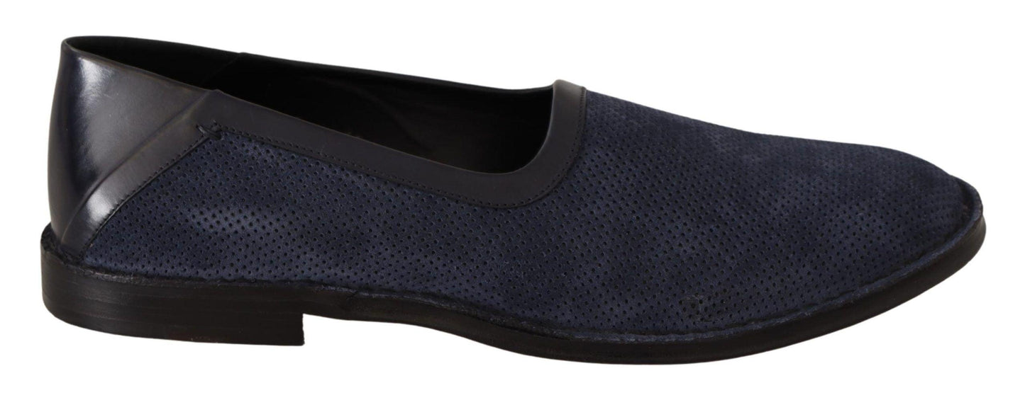 Dolce & Gabbana Elegant Perforated Leather Loafers - Arichezz.store