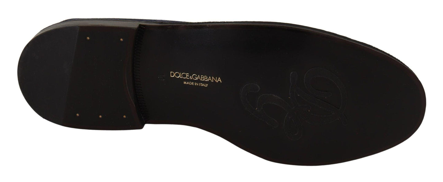 Dolce & Gabbana Elegant Perforated Leather Loafers - Arichezz.store