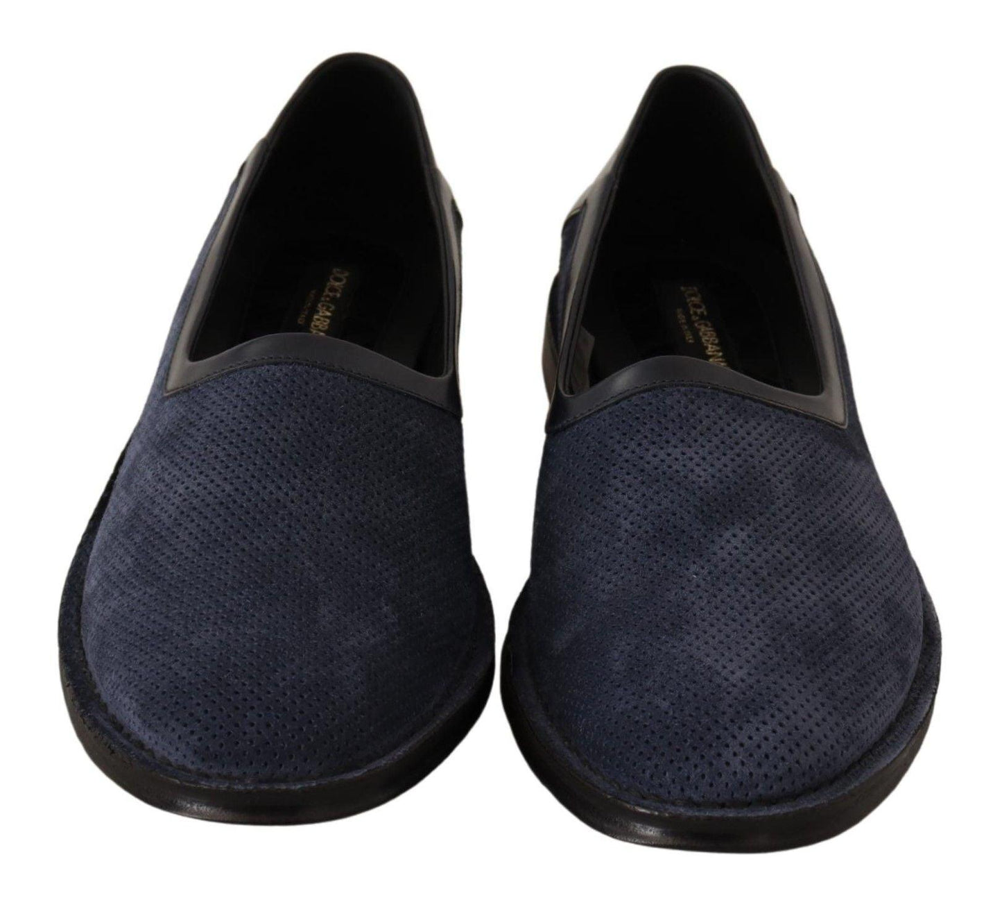 Dolce & Gabbana Elegant Perforated Leather Loafers - Arichezz.store