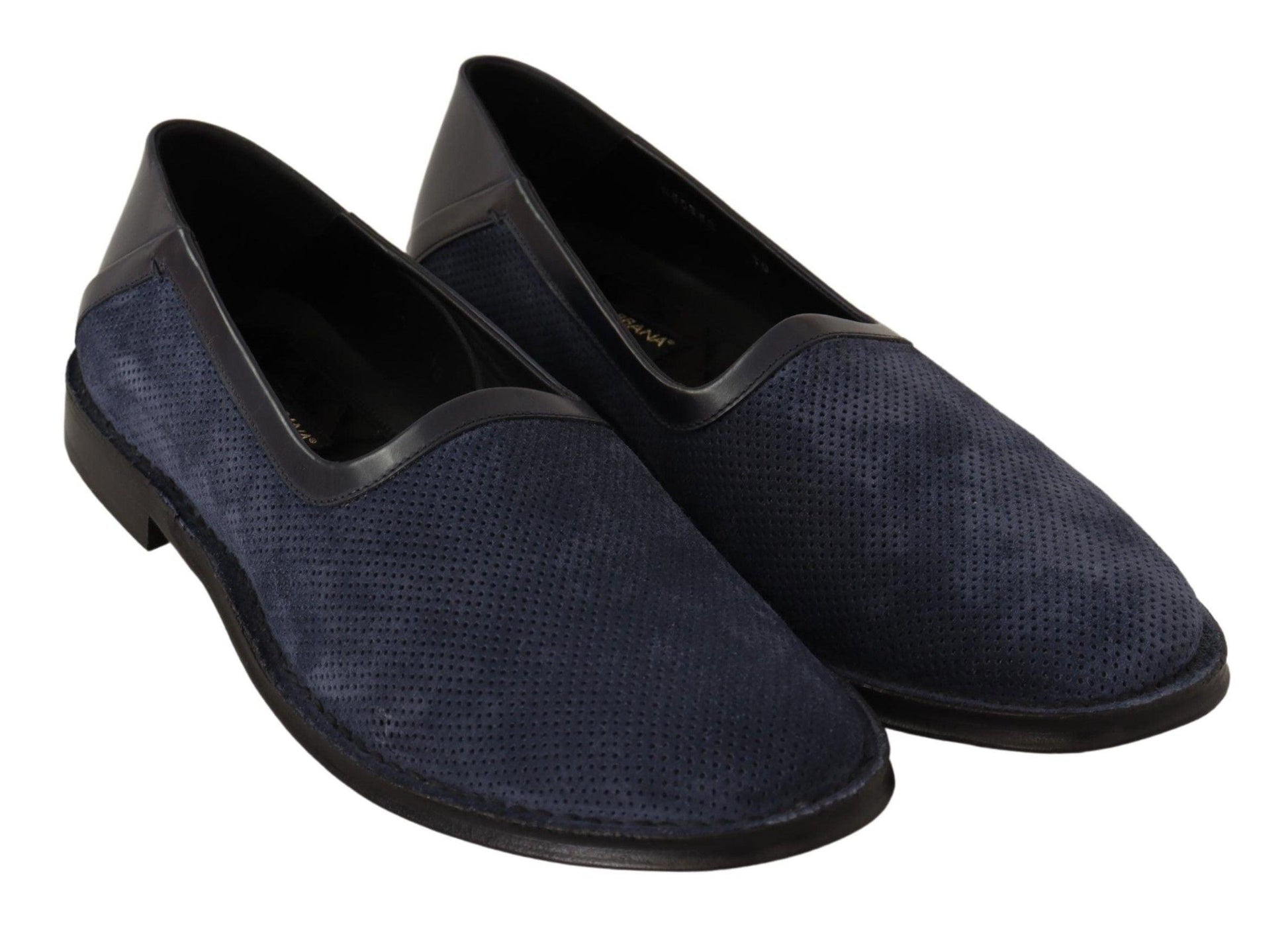 Dolce & Gabbana Elegant Perforated Leather Loafers - Arichezz.store