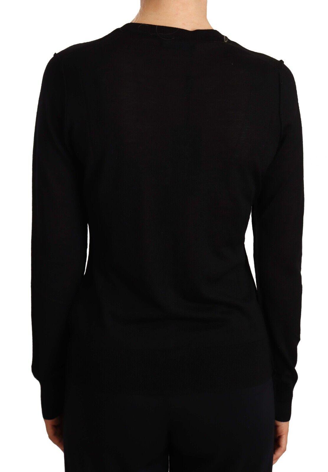 Dolce & Gabbana Elegant Crewneck Virgin Wool Sweater - Arichezz.store